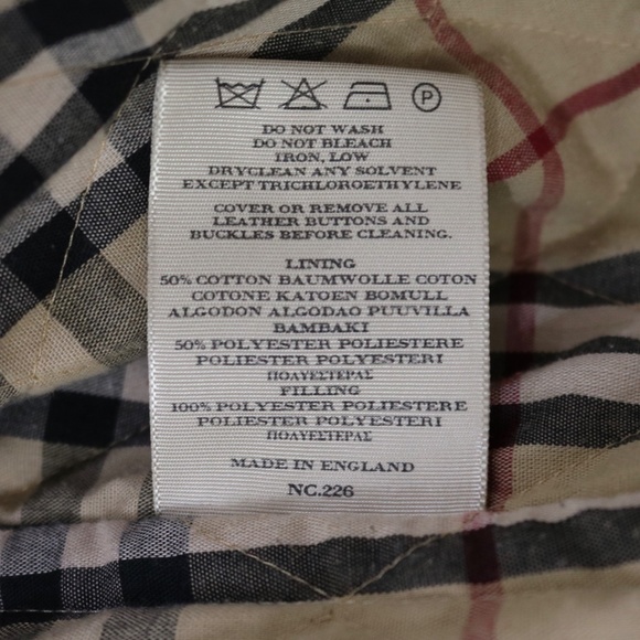 Burberry London Quilted Puffer Car Coat in Stone Tan Size XL - Picture 5 of 5